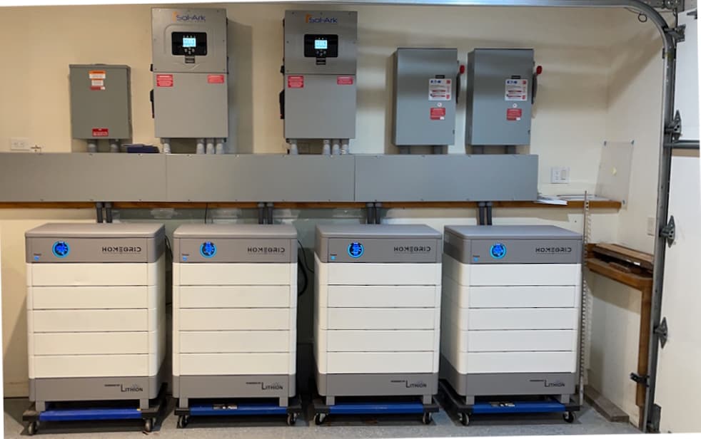 Home solar battery system
